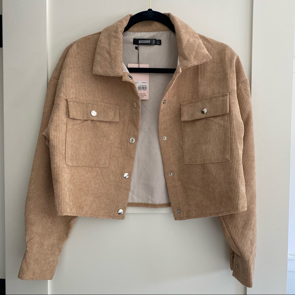 Missguided Corduroy Cropped Jacket